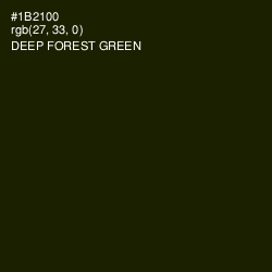 #1B2100 - Deep Forest Green Color Image